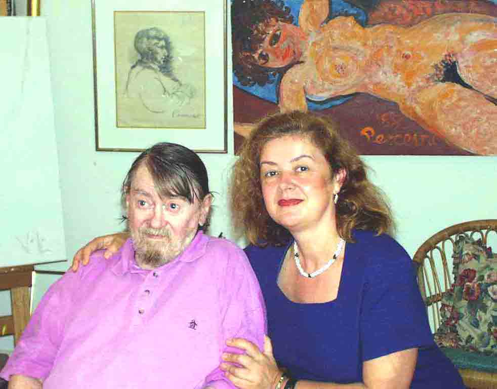 PHOTO: (left) John Perceval, (right) Aniela Kos (1999) 