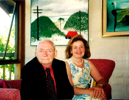 Charles Blackman and Aniela Kos, 2002, Galeria Aniela fine art gallery, NSW Australia