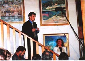 PHOTO: Best of Boyd exhibition in Galeria Aniela was officially opened by the media magnet Cameron O'Reilly, Deputy Chairman of the National Gallery of Australia (18 May 1997).