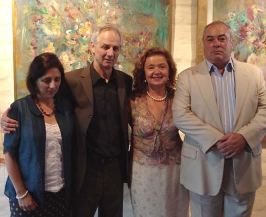 Helena & Jamie Boyd, Aniela, and Tim Goodman, Chairman Sotheby's Australia