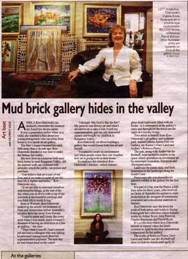 Photo: Southern Highlands, January 2006, The Illawarra Mercury, Arts Review, The Weekender, 26 March 2005 , picture Aniela
