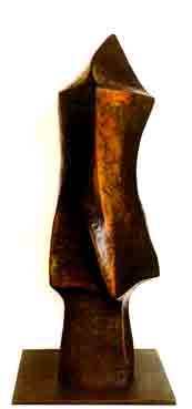 Robin Holliday, Obelisk, Bronze, Size: 90 cm